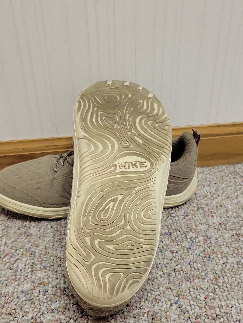 Hike Ridge Plus Tan Suede Casual Sneakers. Women's 9/9.5 Wide Toe Box Athleisure - Picture 7 of 8